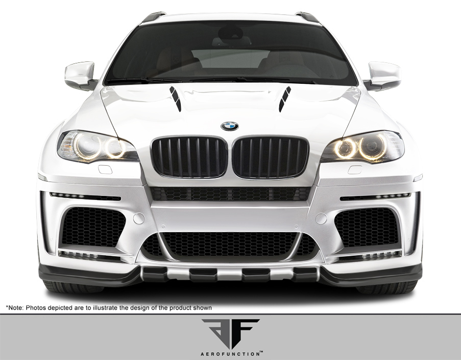 Aero Function :: Applications :: 2008-2014 BMW X6 X6M E71 10-13 X5M E70 AF-5  Wide Body Front Bumper Cover ( GFK ) - 1 Piece